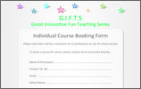 G.I.F.T.S. Course Booking Form